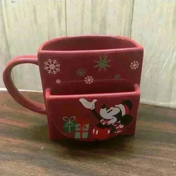 Disney Parks Mickey "Delivering Holiday Cheer"  Cookie Mugs (2pack) - Picture 4 of 5